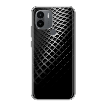 Силиконовый чехол на Xiaomi Poco C51 с принтом Текстура металла Силиконовый чехол на Xiaomi Poco C51 с принтом Текстура металла