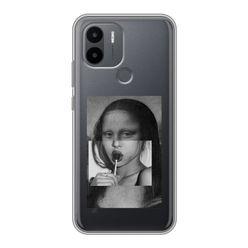 Силиконовый чехол на Xiaomi Poco C51 с принтом Мона Лиза
