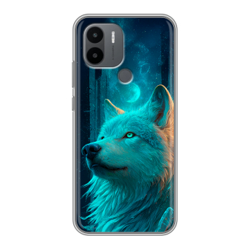 Силиконовый чехол на Xiaomi Poco C51 с принтом бабочки саккура Силиконовый чехол на Xiaomi Poco C51 с принтом бабочки саккура