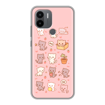 Силиконовый чехол на Xiaomi Poco C51 с принтом Hello Kitty Хелоу Кити Силиконовый чехол на Xiaomi Poco C51 с принтом Hello Kitty Хелоу Кити
