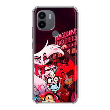 Силиконовый чехол на Xiaomi Poco C51 с принтом Hazbin Hotel Отель Хазбин Силиконовый чехол на Xiaomi Poco C51 с принтом Hazbin Hotel Отель Хазбин