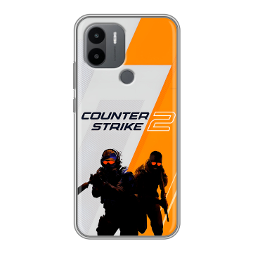 Силиконовый чехол на Xiaomi Poco C51 с принтом Counter Strike