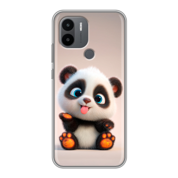 Силиконовый чехол на Xiaomi Poco C51 с принтом милая панда