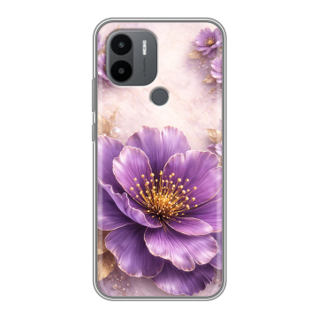 Силиконовый чехол на Xiaomi Poco C51 с принтом женский