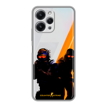 Силиконовый чехол на Xiaomi RedMi 12 с принтом Контер страйк Counter strike