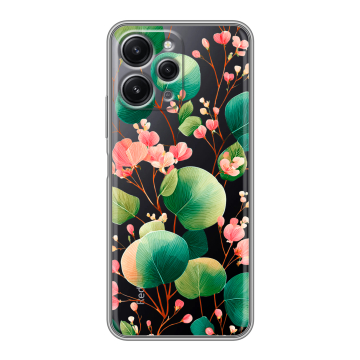 Силиконовый чехол на Xiaomi RedMi 12 с принтом женский