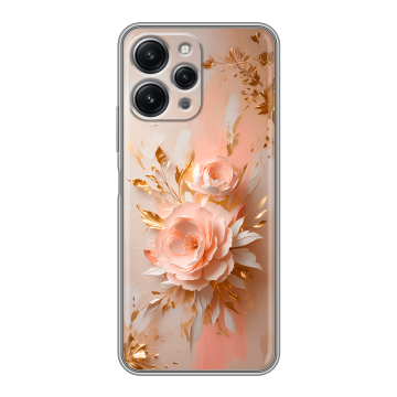 Силиконовый чехол на Xiaomi RedMi 12 с принтом женский