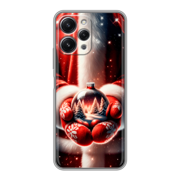 Силиконовый чехол на Xiaomi RedMi 12 с принтом Новый год