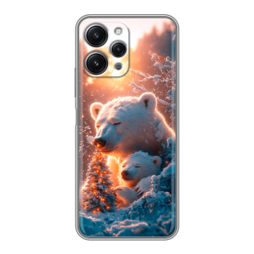 Силиконовый чехол на Xiaomi RedMi 12 с принтом Новый год