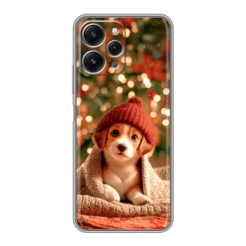 Силиконовый чехол на Xiaomi RedMi 12 с принтом Новый год