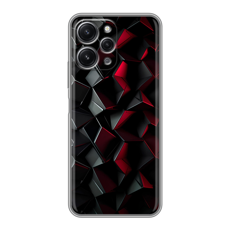 Силиконовый чехол на Xiaomi RedMi 12 с принтом Абстракция Силиконовый чехол на Xiaomi RedMi 12 с принтом Абстракция