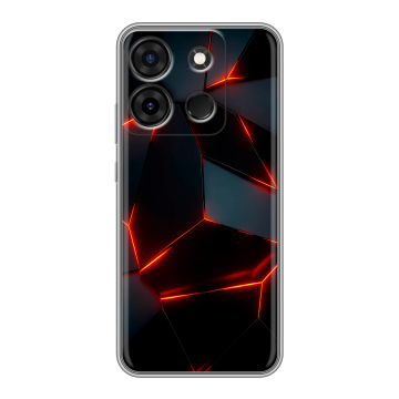 Силиконовый чехол на Infinix Smart 7 Plus с принтом Яркие абстракции Силиконовый чехол на Infinix Smart 7 Plus с принтом Яркие абстракции