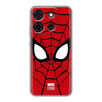 Силиконовый чехол на Infinix Smart 7 Plus с принтом человек паук spiderman