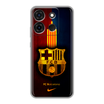 Силиконовый чехол на Infinix Smart 7 Plus с принтом Барселона Barcelona Силиконовый чехол на Infinix Smart 7 Plus с принтом Барселона Barcelona