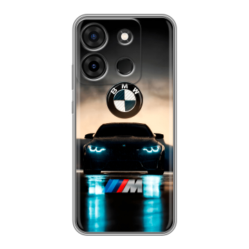 Силиконовый чехол на Infinix Smart 7 Plus с принтом БМВ BMW