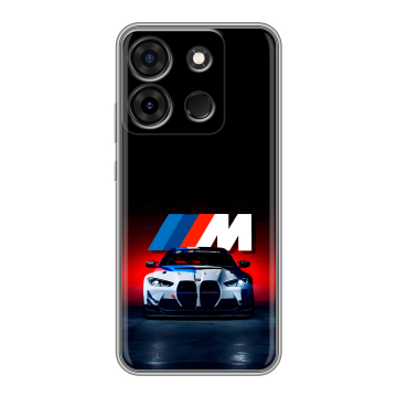 Силиконовый чехол на Infinix Smart 7 Plus с принтом БМВ BMW