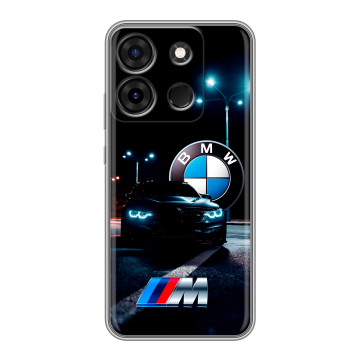 Силиконовый чехол на Infinix Smart 7 Plus с принтом БМВ BMW