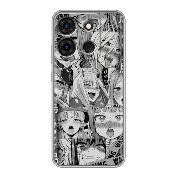 Силиконовый чехол на Infinix Smart 7 Plus с принтом Ahegao Ахегао Аниме Силиконовый чехол на Infinix Smart 7 Plus с принтом Ahegao Ахегао Аниме