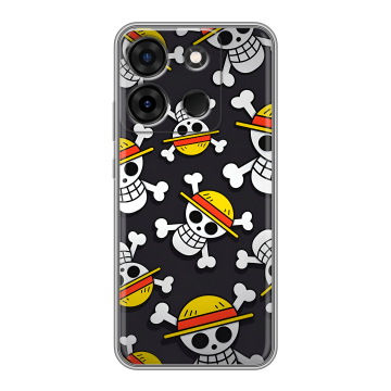 Силиконовый чехол на Infinix Smart 7 Plus с принтом One Piece Ван Пис Силиконовый чехол на Infinix Smart 7 Plus с принтом One Piece Ван Пис