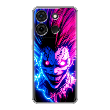 Силиконовый чехол на Infinix Smart 7 Plus с принтом Death note Тетрадь смерти Силиконовый чехол на Infinix Smart 7 Plus с принтом Death note Тетрадь смерти