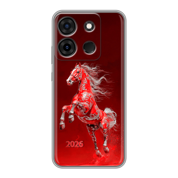 Силиконовый чехол на Infinix Smart 7 Plus с принтом Новый год Силиконовый чехол на Infinix Smart 7 Plus с принтом Новый год