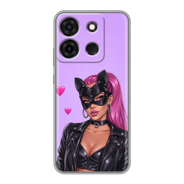 Силиконовый чехол на Infinix Smart 7 Plus с принтом женский Силиконовый чехол на Infinix Smart 7 Plus с принтом женский