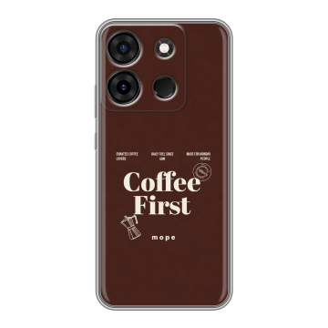 Силиконовый чехол на Infinix Smart 7 Plus с принтом женский