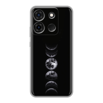 Силиконовый чехол на Infinix Smart 7 Plus с принтом женский