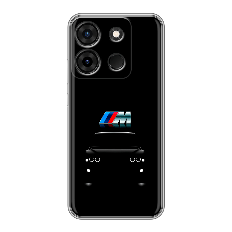 Силиконовый противоударный чехол на Infinix Smart 7 Plus с принтом БМВ BMW Силиконовый противоударный чехол на Infinix Smart 7 Plus с принтом БМВ BMW
