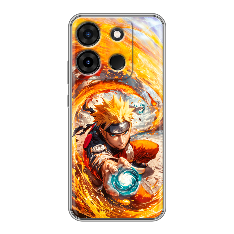 Силиконовый противоударный чехол на Infinix Smart 7 Plus с принтом Аниме Наруто Naruto Силиконовый противоударный чехол на Infinix Smart 7 Plus с принтом Аниме Наруто Naruto