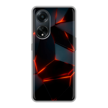 Силиконовый чехол на OPPO A98 с принтом Яркие абстракции Силиконовый чехол на OPPO A98 с принтом Яркие абстракции