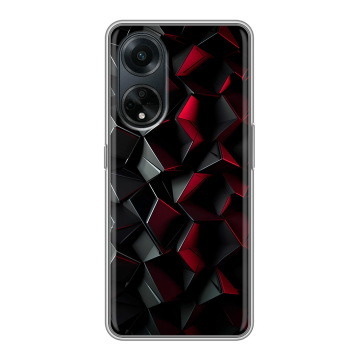 Силиконовый чехол на OPPO A98 с принтом Абстракция
