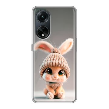 Силиконовый чехол на OPPO A98 с принтом Кролик