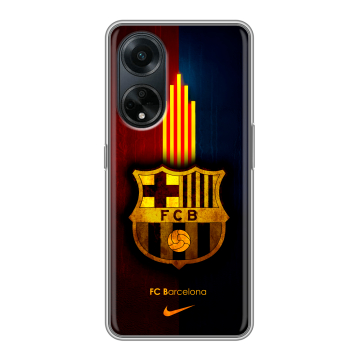Силиконовый чехол на OPPO A98 с принтом Барселона Barcelona