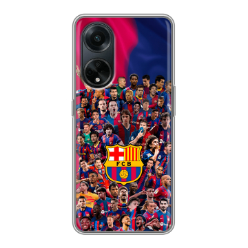Силиконовый чехол на OPPO A98 с принтом Барселона Barcelona