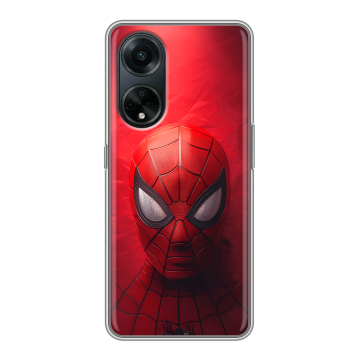 Силиконовый чехол на OPPO A98 с принтом Spiderman Человек паук