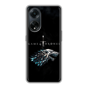 Силиконовый чехол на OPPO A98 с принтом Игра Престолов Game Thrones Силиконовый чехол на OPPO A98 с принтом Игра Престолов Game Thrones