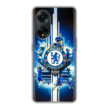 Силиконовый чехол на OPPO A98 с принтом Chelsea Челси Силиконовый чехол на OPPO A98 с принтом Chelsea Челси