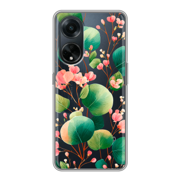 Силиконовый чехол на OPPO A98 с принтом женский Силиконовый чехол на OPPO A98 с принтом женский