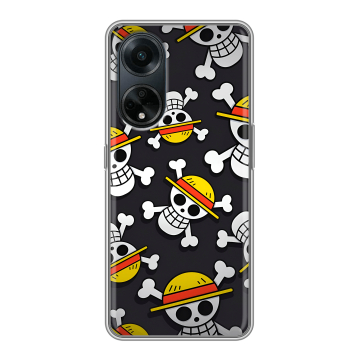 Силиконовый чехол на OPPO A98 с принтом One Piece Ван Пис Силиконовый чехол на OPPO A98 с принтом One Piece Ван Пис