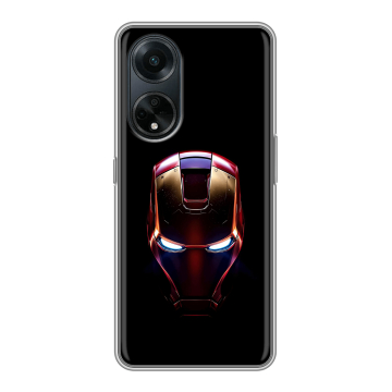 Силиконовый чехол на OPPO A98 с принтом IronMan Железный человек Силиконовый чехол на OPPO A98 с принтом IronMan Железный человек
