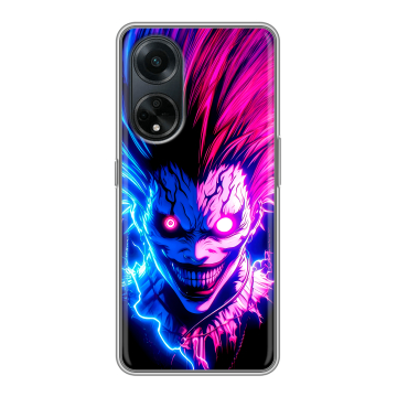 Силиконовый чехол на OPPO A98 с принтом Death note Тетрадь смерти Силиконовый чехол на OPPO A98 с принтом Death note Тетрадь смерти