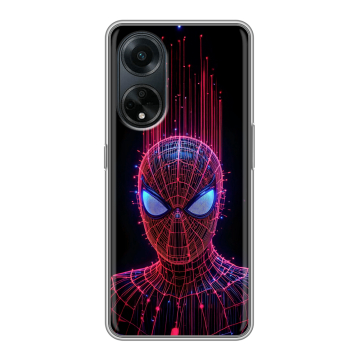 Силиконовый чехол на OPPO A98 с принтом Spiderman Человек паук Силиконовый чехол на OPPO A98 с принтом Spiderman Человек паук