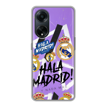Силиконовый чехол на OPPO A98 с принтом Real Madrid Реал Мадрид Силиконовый чехол на OPPO A98 с принтом Real Madrid Реал Мадрид