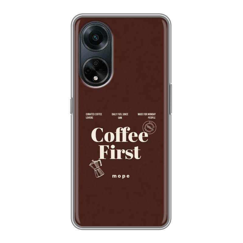 Силиконовый чехол на OPPO A98 с принтом женский Силиконовый чехол на OPPO A98 с принтом женский