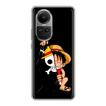 Силиконовый чехол на OPPO Reno10 с принтом One Piece Ван Пис