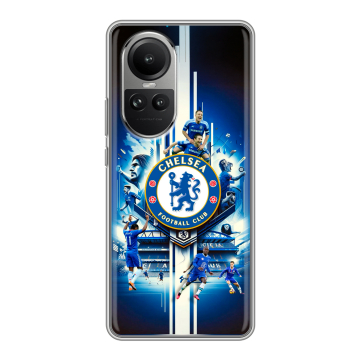 Силиконовый чехол на OPPO Reno10 с принтом Chelsea Челси