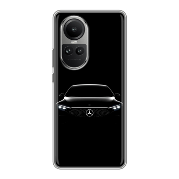 Силиконовый чехол на OPPO Reno10 с принтом Mercedes Мерседес