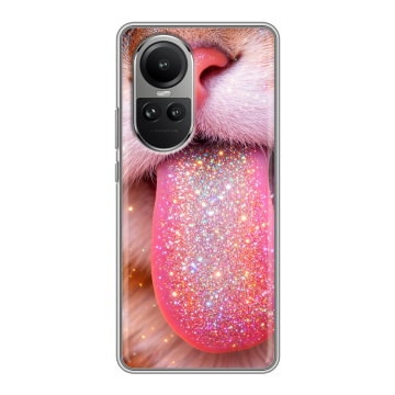 Силиконовый чехол на OPPO Reno10 с принтом для девочек Силиконовый чехол на OPPO Reno10 с принтом для девочек