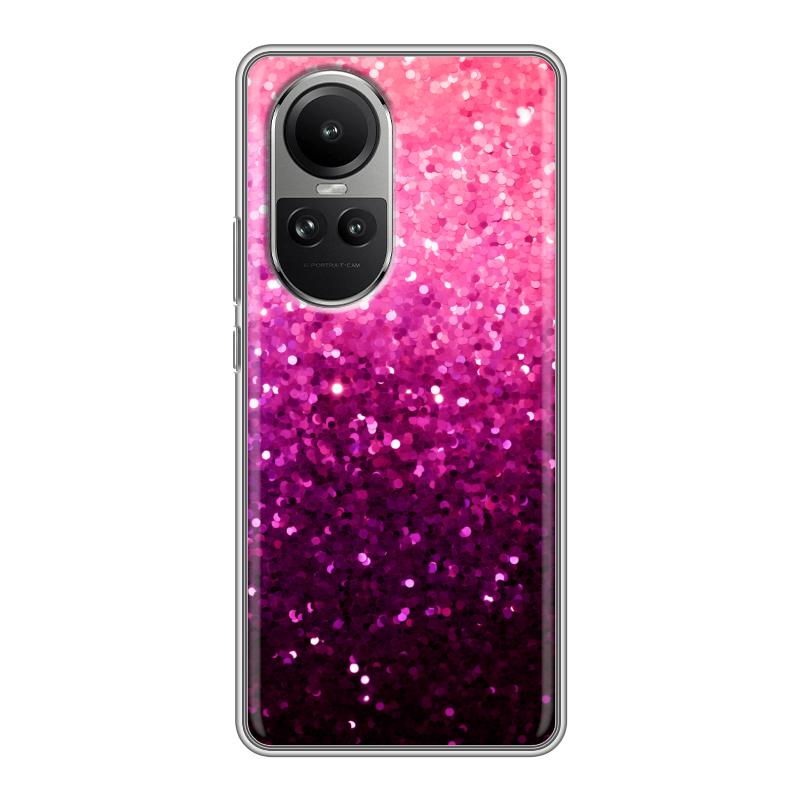 Силиконовый чехол на OPPO Reno10 с принтом Блестки Силиконовый чехол на OPPO Reno10 с принтом Блестки